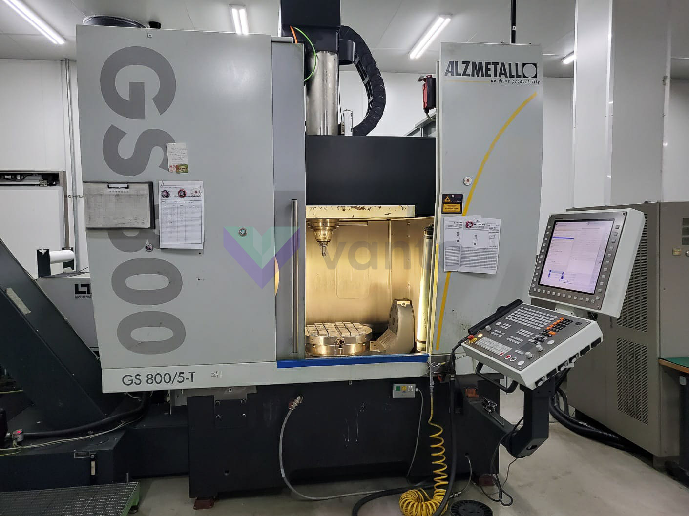 ALZMETALL GS 800/5-T Vertical machining center (2015) id10901